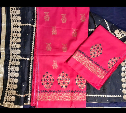 EMBROIDERED SUIT | Unstitched | 2-PC