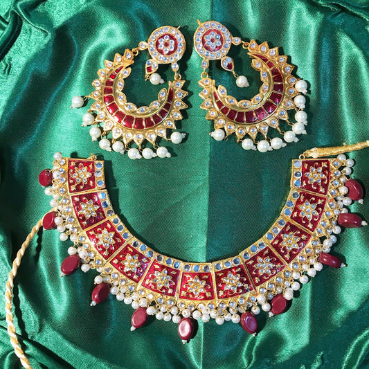 Kundan Jewellery Set