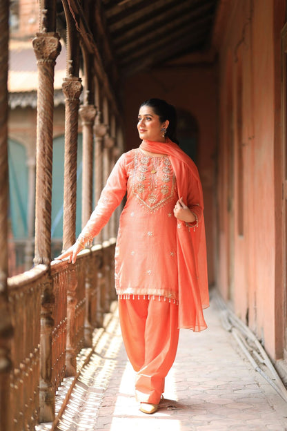 EMBROIDERED SUIT | Stitched | 3-PC